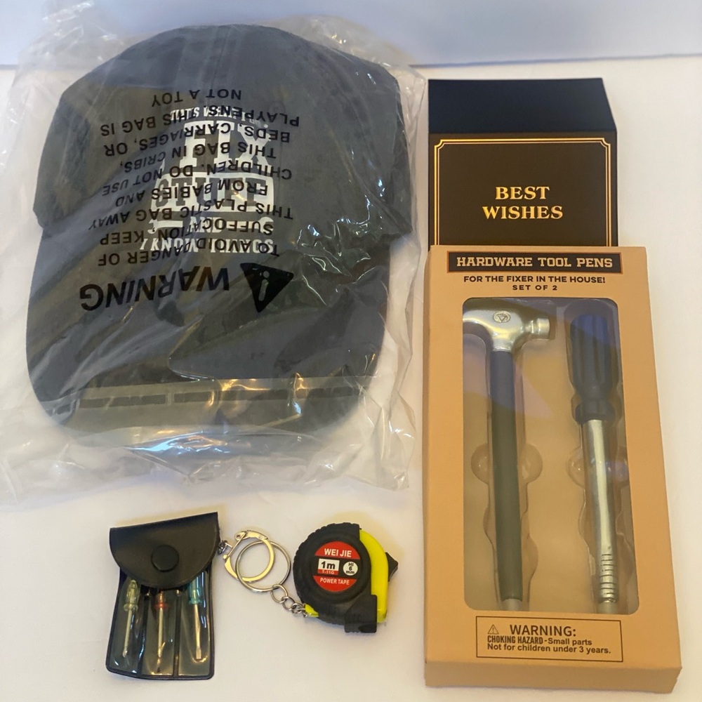 Father’s Day Mr. Fix It Bundle - Hat, Mini Screw Drivers, Tape Measurer, Pens - Picture 5 of 8